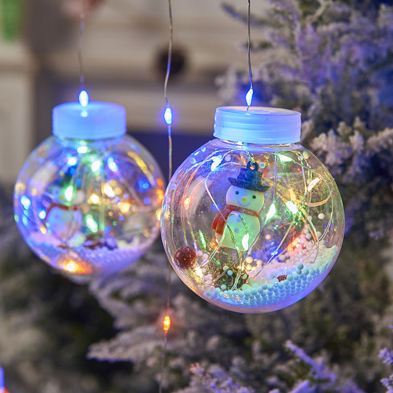 Christmas Window Curtain Lights