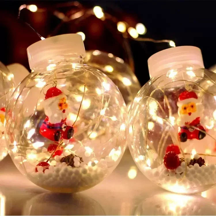 Christmas Window Curtain Lights
