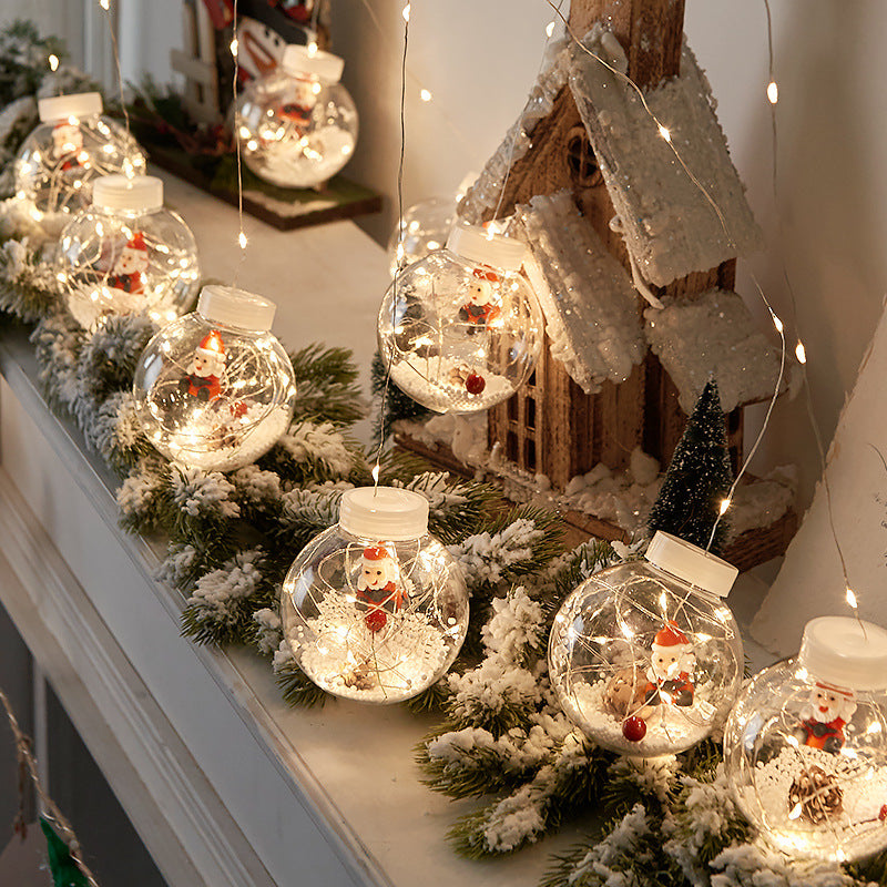 Christmas Window Curtain Lights