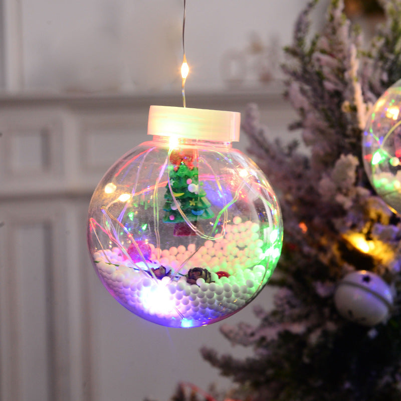 Christmas Window Curtain Lights
